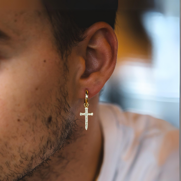 Cross Male Earrings 2024 | favors.com